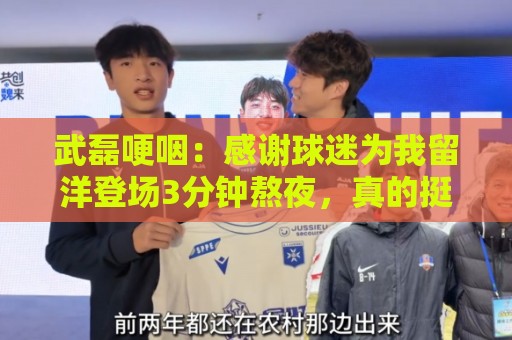 武磊哽咽:感谢球迷为我留洋登场3分钟熬夜,真的挺感谢大家 武磊哽咽:感谢球迷为我留洋登场3分钟熬夜,真的挺感谢大家