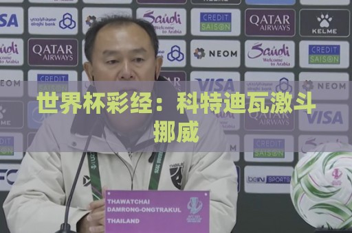 世界杯彩经:科特迪瓦激斗挪威 世界杯彩经:科特迪瓦激斗挪威