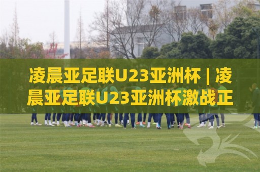 凌晨亚足联U23亚洲杯 | 凌晨亚足联U23亚洲杯激战正酣 (凌晨亚足联U23亚洲杯) 年轻球员的舞台与战术看点🧊最大权威网页压球站中文解说直播指南蓝光低水无需注册